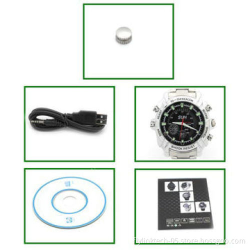 Watch Camera with FHD, 1080P Covert Watch Camera, 4GB Internal Memory, AVI Video File Format